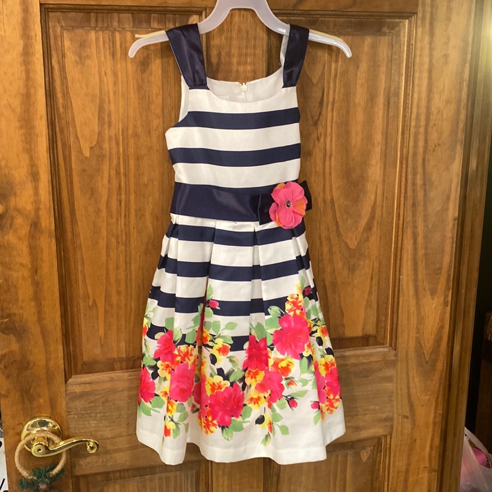 Beautiful summer dress with flowers